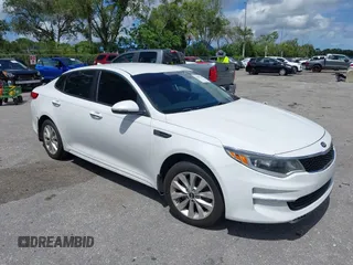2018 Kia Optima S with VIN 5XXGT4L35JG253740, listed as a IAAI auction lot 42602166 with 111,666 mi miles and . Bid and sale history available at DreamBid. Image 1.