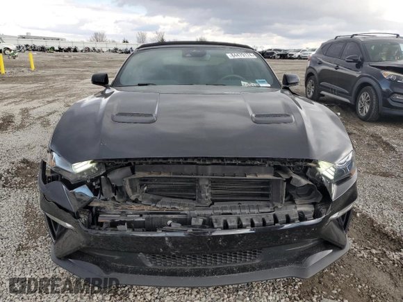 2021 Ford Mustang GT Premium with VIN 1FATP8FF7M5139740, listed as a Copart auction lot 84479174 with 27,358 mi miles and Salvage title. Bid and sale history available at DreamBid. Image 5.