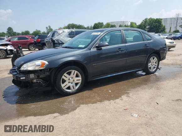 2014 Chevrolet Impala LT with VIN 2G1WB5E36E1135587, listed as a Copart auction lot 64557805 with 95,105 mi miles and Salvage title. Bid and sale history available at DreamBid. Image 1.