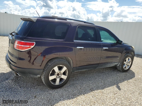 2008 Saturn Outlook XR with VIN 5GZER33738J307138, listed as a Copart auction lot 72148844 with 189,173 mi miles and Salvage Title. Bid and sale history available at carsss.com. Image 3.