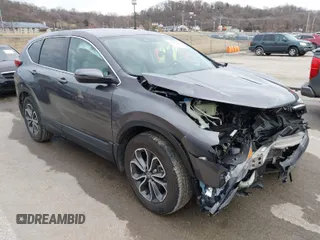 2021 Honda CR-V EX with VIN 7FARW2H56ME017687, listed as a IAAI auction lot 41653850 with 13,571 mi miles. Bid and sale history available at carsss.com. Image 1.