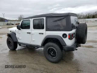 2021 Jeep Wrangler Unlimited Willys with VIN 1C4HJXDN2MW611018, listed as a Copart auction lot 50521595 with 68,724 mi miles and Salvage title. Bid and sale history available at DreamBid. Image 2.