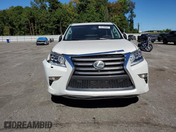 2017 Lexus GX with VIN JTJJM7FX9H5157947, listed as a Copart auction lot 75749584 with 83,370 mi miles and Salvage Title. Bid and sale history available at carsss.com. Image 5.
