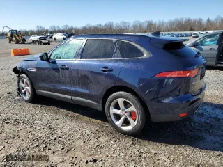 2018 Jaguar F-PACE 25t Premium with VIN SADCJ2FX9JA254722, listed as a Copart auction lot 49597085 with 84,668 mi miles and Salvage Title. Bid and sale history available at carsss.com. Image 2.