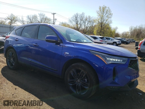 2024 Acura RDX w/A-Spec Package with VIN 5J8TC2H67RL039447, listed as a Copart auction lot 53934285 with 11,001 mi miles and Salvage title. Bid and sale history available at DreamBid. Image 4.