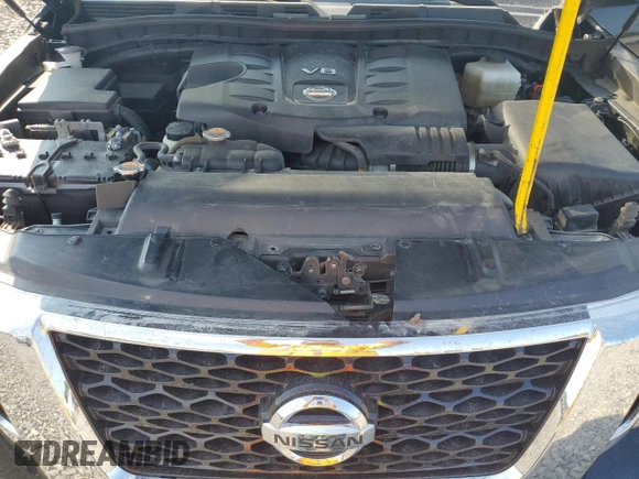2020 Nissan Armada Platinum with VIN JN8AY2NF9L9360703, listed as a Copart auction lot 70011374 with 46,186 mi miles and Salvage Title. Bid and sale history available at carsss.com. Image 12.