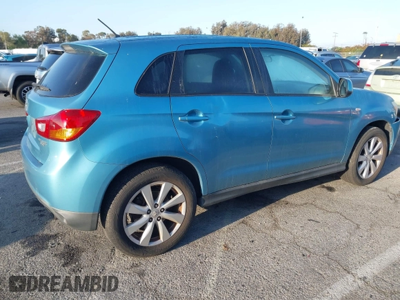 2014 Mitsubishi Outlander Sport ES with VIN 4A4AP3AU4EE008172, listed as a IAAI auction lot 42134539 with 126,478 mi miles. Bid and sale history available at carsss.com. Image 4.