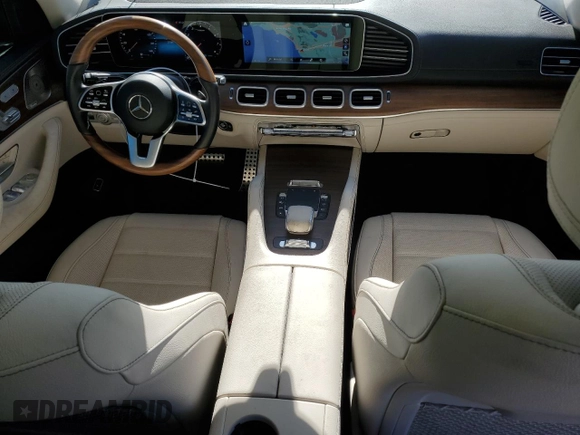 2022 Mercedes-Benz GLS 450 with VIN 4JGFF5KE1NA698159, listed as a Copart auction lot 42508364 with 23,585 mi miles and . Bid and sale history available at DreamBid. Image 8.