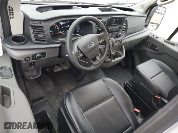 2023 Ford Transit Cargo with VIN 1FTYE1Y88PKB74921, listed as a Copart auction lot 44746485 with 52,376 mi miles and Salvage Title. Bid and sale history available at carsss.com. Image 8.