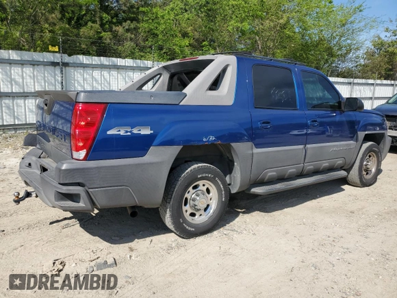 2004 Chevrolet Avalanche LS with VIN 3GNGK22G64G126970, listed as a Copart auction lot 53913325 with 203,065 mi miles and Salvage title. Bid and sale history available at DreamBid. Image 3.