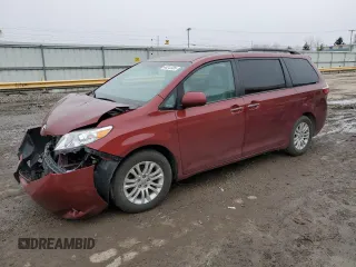 2016 Toyota Sienna XLE with VIN 5TDYK3DC8GS704389, listed as a Copart auction lot 48243405 with 92,755 mi miles and Clean Title. Bid and sale history available at carsss.com. Image 1.