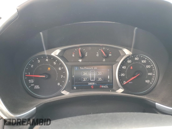 2019 Chevrolet Equinox LT with VIN 3GNAXKEV5KS524506, listed as a Copart auction lot 49695895 with 34,006 mi miles and Salvage Title. Bid and sale history available at DreamBid. Image 9.