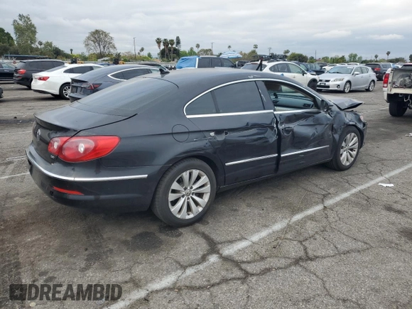 2011 Volkswagen CC Sport with VIN WVWMP7AN5BE729214, listed as a Copart auction lot 53884395 with 124,639 mi miles and Salvage Title. Bid and sale history available at carsss.com. Image 3.