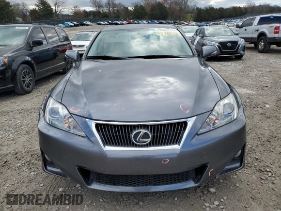 2012 Lexus IS 250 with VIN JTHCF5C21C5059392, listed as a Copart auction lot 49623775 with 62,501 mi miles and Salvage Title. Bid and sale history available at DreamBid. Image 5.