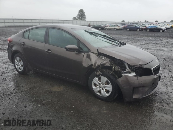2017 Kia Forte LX with VIN 3KPFL4A74HE140303, listed as a Copart auction lot 52181815 with 44,695 mi miles and Salvage Title. Bid and sale history available at carsss.com. Image 4.