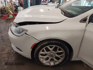 2015 Chrysler 200 C with VIN 1C3CCCEG3FN543757, listed as a IAAI auction lot 41468410 with 145,041 mi miles. Bid and sale history available at carsss.com. Image 18.