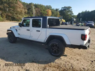 2021 Jeep Gladiator Willys with VIN 1C6HJTAG7ML557920, listed as a Copart auction lot 75614284 with 17,223 mi miles and Salvage title. Bid and sale history available at DreamBid. Image 2.