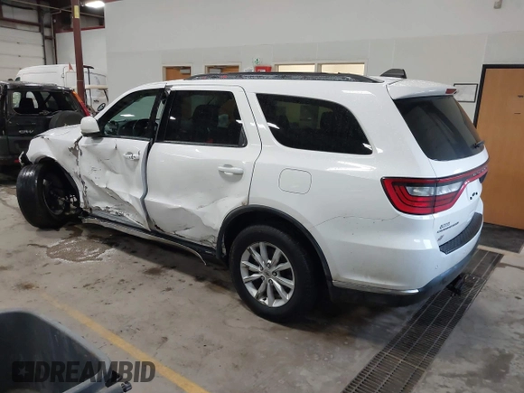 2020 Dodge Durango SXT Plus with VIN 1C4RDJAG3LC220894, listed as a IAAI auction lot 41718116 with 103,928 mi miles and . Bid and sale history available at carsss.com. Image 3.