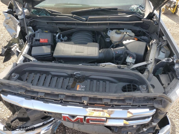 2022 GMC Sierra 1500 Limited SLE with VIN 3GTU9BED8NG128830, listed as a Copart auction lot 53150235 with 47,048 mi miles and Salvage Title. Bid and sale history available at carsss.com. Image 11.