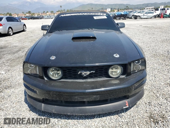 2007 Ford Mustang GT Deluxe with VIN 1ZVFT85H675224348, listed as a Copart auction lot 54993315 with 162,400 mi miles and Clean Title. Bid and sale history available at carsss.com. Image 5.