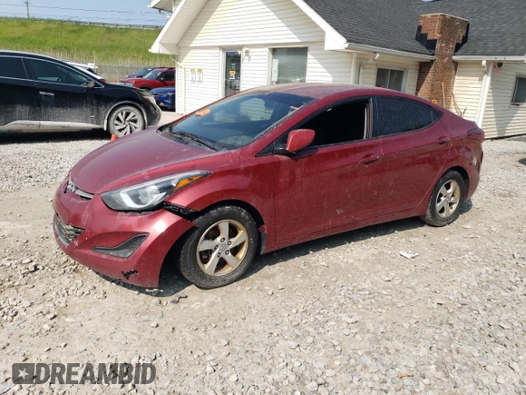 2014 Hyundai Elantra Limited z VIN 5NPDH4AE5EH530986, wystawiony jako Copart lot #58579715 z przebiegiem 186 583 mil mil oraz Czysty tytuł • Clean title. Historia ofert i sprzedaży dostępna na DreamBid. Obrazek 1.