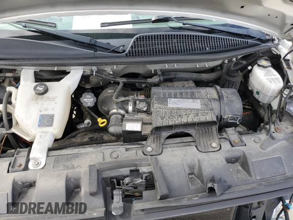 2018 Chevrolet Express Cargo with VIN 1GCWGAFG2J1338480, listed as a Copart auction lot 48854345 with 100,816 mi miles and Salvage title. Bid and sale history available at DreamBid. Image 12.