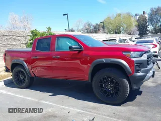 2023 Chevrolet Colorado 4WD Trail Boss with VIN 1GCPTEEK7P1185939, listed as a IAAI auction lot 41884598 with 3,476 mi miles. Bid and sale history available at carsss.com. Image 14.