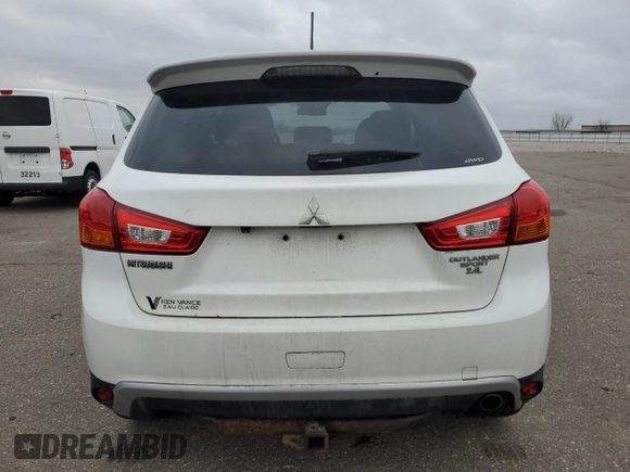 2015 Mitsubishi Outlander Sport 2.4 GT with VIN 4A4AR4AW3FE046558, listed as a Copart auction lot 86577404 with 139,311 mi miles and Salvage Title. Bid and sale history available at carsss.com. Image 6.