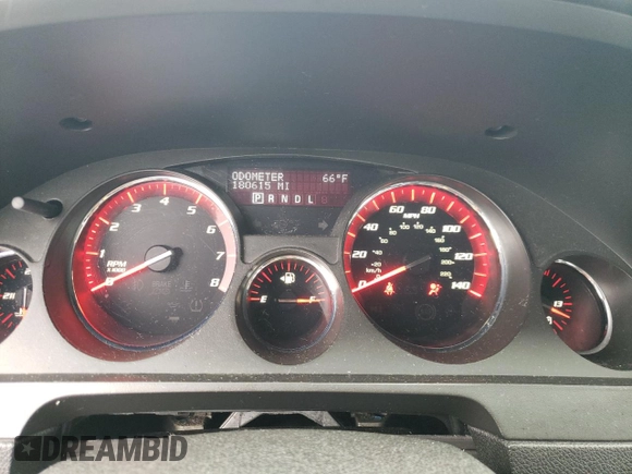 2010 GMC Acadia SLT1 with VIN 1GKLVMEDXAJ167211, listed as a Copart auction lot 58842365 with 180,615 mi miles and Salvage title. Bid and sale history available at DreamBid. Image 9.