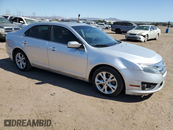 2012 Ford Fusion SE with VIN 3FAHP0HAXCR365629, listed as a Copart auction lot 56528805 with 213,362 mi miles and Clean Title. Bid and sale history available at DreamBid. Image 4.