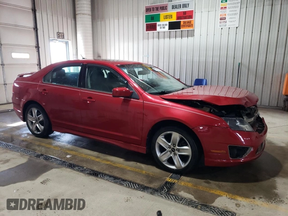 2012 Ford Fusion SPORT with VIN 3FAHP0KC2CR387716, listed as a Copart auction lot 47292905 with 94,689 mi miles and Salvage Title. Bid and sale history available at carsss.com. Image 4.