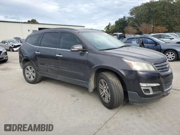 2015 Chevrolet Traverse LT with VIN 1GNKRGKD7FJ132402, listed as a Copart auction lot 79071294 with 120,316 mi miles and Salvage title. Bid and sale history available at DreamBid. Image 4.