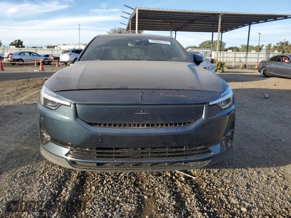 2024 Polestar 2 with VIN YSMFD3KA1RL211844, listed as a Copart auction lot 77032774 with 23,390 mi miles and Salvage Title. Bid and sale history available at carsss.com. Image 5.