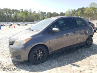 2012 Toyota Yaris L with VIN JTDJTUD31CD512015, listed as a Copart auction lot 51486695 with 257,751 mi miles and Salvage Title. Bid and sale history available at carsss.com. Image 1.