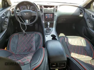 2015 Infiniti Q50 z VIN JN1BV7AR4FM405041, wystawiony jako Copart lot #57530615 z przebiegiem 95 664 mil mil oraz Szkoda całkowita • Salvage title. Historia ofert i sprzedaży dostępna na DreamBid. Obrazek 8.