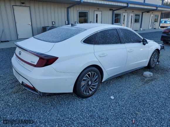 2022 Hyundai Sonata Hybrid Limited with VIN KMHL54JJ8NA049540, listed as a Copart auction lot 87121394 with 28,210 mi miles and Salvage Title. Bid and sale history available at carsss.com. Image 3.