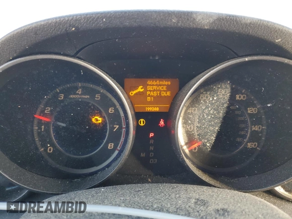 2008 Acura MDX with VIN 2HNYD28278H539502, listed as a Copart auction lot 88703855 with 199,248 mi miles and Salvage Title. Bid and sale history available at DreamBid. Image 9.