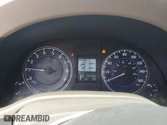 2013 Infiniti G37 Journey with VIN JN1CV6AP0DM724222, listed as a Copart auction lot 54748735 with 169,535 mi miles and Clean Title. Bid and sale history available at DreamBid. Image 9.