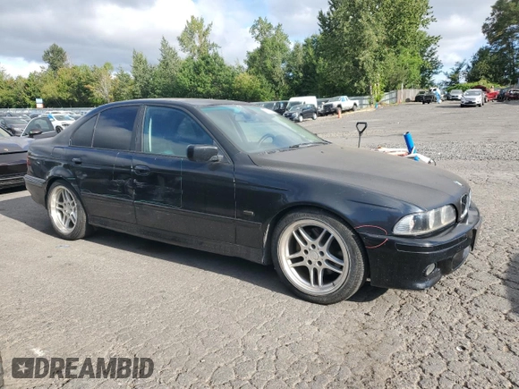 2003 BMW 5 Series 530iA with VIN WBADT63423CK39740, listed as a Copart auction lot 67598484 with 145,119 mi miles and Salvage Title. Bid and sale history available at carsss.com. Image 1.