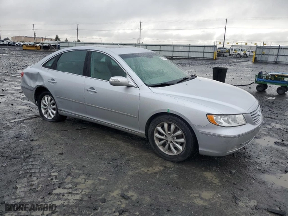 2007 Hyundai Azera SE with VIN KMHFC46F47A202070, listed as a Copart auction lot 80811434 with 98,692 mi miles and Salvage Title. Bid and sale history available at carsss.com. Image 4.