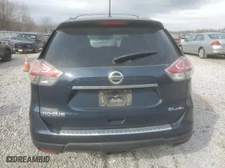 2015 Nissan Rogue SL with VIN 5N1AT2MV9FC811621, listed as a Copart auction lot 46576665 with 153,847 mi miles and Salvage Title. Bid and sale history available at carsss.com. Image 6.