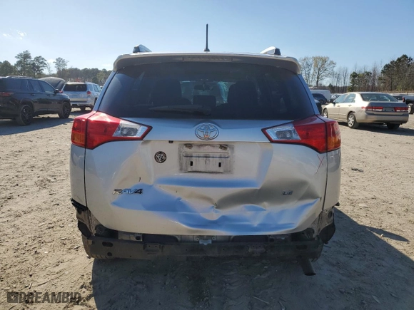 2014 Toyota RAV4 LE with VIN 2T3ZFREV1EW122108, listed as a Copart auction lot 50558065 with 140,907 mi miles and Salvage Title. Bid and sale history available at carsss.com. Image 6.