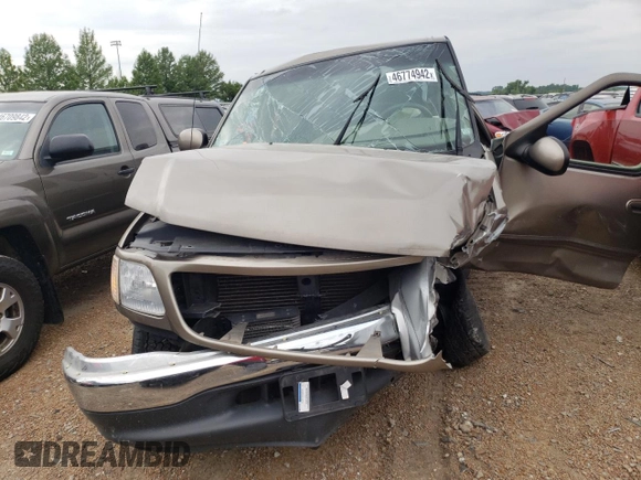 2001 Ford F-150 XL with VIN 1FTRX17L51NB34774, listed as a Copart auction lot 46774942 with Not provided miles and Non repairable. Bid and sale history available at DreamBid. Image 7.