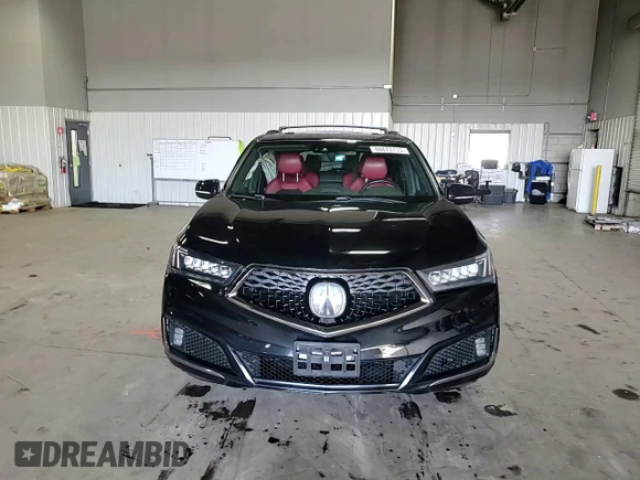 2020 Acura MDX Technology with VIN 5J8YD4H0XLL025351, listed as a Copart auction lot 48873715 with 105,748 mi miles and Salvage title. Bid and sale history available at DreamBid. Image 11.