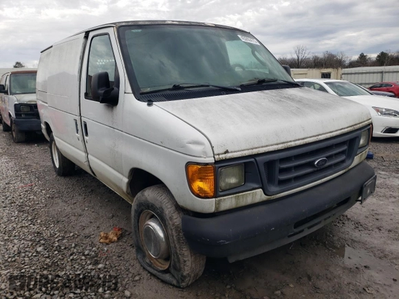 2005 Ford Econoline Cargo with VIN 1FTNE24W65HA27665, listed as a Copart auction lot 43280475 with Not Provided miles and Clean Title. Bid and sale history available at carsss.com. Image 4.