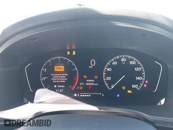 2025 Honda Civic Sport with VIN 2HGFE2F50SH514604, listed as a IAAI auction lot 41585374 with 2,064 mi miles and . Bid and sale history available at DreamBid. Image 7.