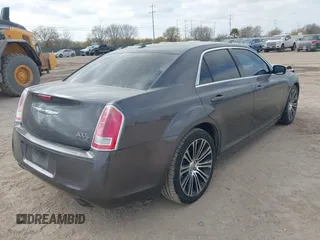 2013 Chrysler 300 with VIN 2C3CCABG7DH611105, listed as a IAAI auction lot 41769860 with 186,476 mi miles. Bid and sale history available at carsss.com. Image 4.