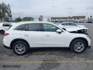 2025 Mercedes-Benz GLC with VIN W1NKM4GB8SF245147, listed as a IAAI auction lot 41207989 with 1,105 mi miles. Bid and sale history available at carsss.com. Image 13.