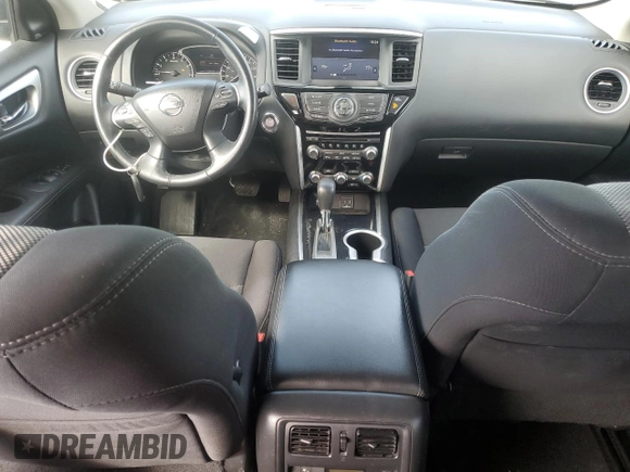2019 Nissan Pathfinder SV with VIN 5N1DR2MN2KC632021, listed as a Copart auction lot 52461155 with 111,514 mi miles and Salvage title. Bid and sale history available at DreamBid. Image 8.
