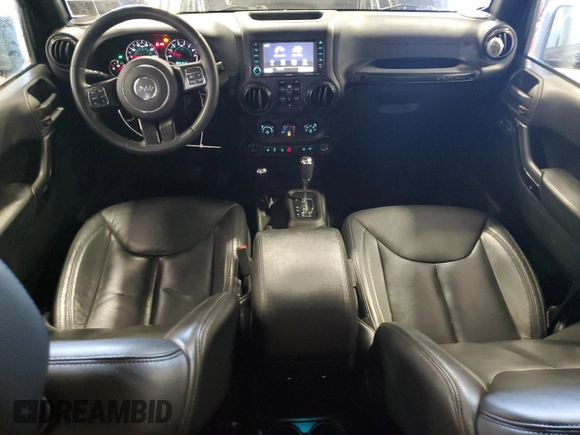 2017 Jeep Wrangler Unlimited Sahara with VIN 1C4HJWEG9HL639562, listed as a Copart auction lot 55074445 with 112,225 mi miles and Salvage title. Bid and sale history available at DreamBid. Image 8.